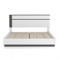 thumbnail image 5 of FOA Misti 5pc White Wood Storage Bed Set - Cal King+2 Nightstands+Dresser+Mirror, 5 of 15