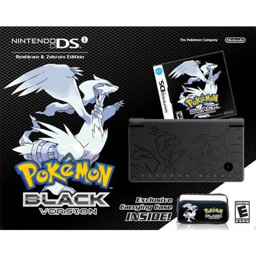 Refurbished Nintendo Twl S Pba1 Dsi Pokemon Version Black Handheld System Walmart Com
