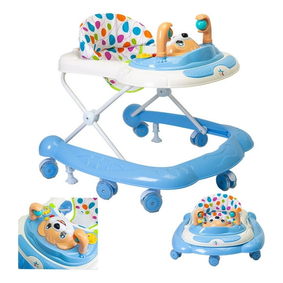 Andadera Bebé Starkids Sabik Altura Ajustable Musical Azul