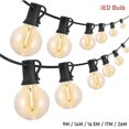 thumbnail image 2 of Festoon-guirnalda de luces LED G40 para exteriores, Lámpara decorativa para fiesta de Navidad, jardín, calle, Patio y Patio trasero, 2 of 4