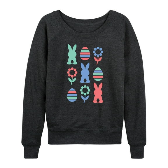 Instant Message - Easter - Women's Lightweight French Terry Long Sleeve Shirt