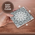 thumbnail image 7 of 3drose, Sheet Music Abstract Mandala Pattern 2, Set of 4 Ceramic Tile Coasters, 7 of 7