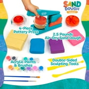Made by Me! Sand Dough Sculpt & Paint Creations! Pottery Press, Boys and Girls, Child, Ages 6+