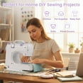 thumbnail image 4 of Costway Sewing Machine for Beginners Mini Sewing Machine with 12 Built-in Stitches & Light, 4 of 10