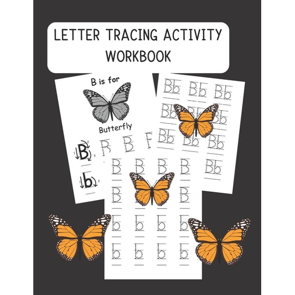 Letter Tracing Activity Workbook: Kindergarten and Preschoolers fun Activity Workbook to Trace, Practice and Print Lette, (Paperback)