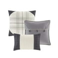 thumbnail image 3 of Madison Park Polyester 7 Pcs Herringbone Printed Comforter Set MP10-7213, 3 of 5