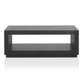 thumbnail image 3 of Furniture of America Robbs Modern Bottom Shelf Coffee Table, Black, 3 of 6