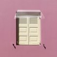 thumbnail image 1 of OULII Outdoor Window Awning Transparent Plastic Canopy for Door Rain Cover and Balcony Use, 1 of 8