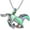 Rainbow, variant on Urn Necklace for Ashes Galloping Horse Keepsake Ash Pendant Holder Ashes for Pet Human Memorial Cremation Jewelry for Women Men