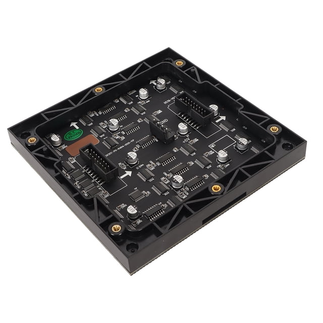 Panel de matriz LED a todo color RGB de 64 x 64, 4096 puntos, paso de 2 mm, brillo ajustable