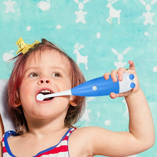 DPTALR The Kids Battery Toothbrush Kids Electric Toothbrushes Toothbrush, Soft Hair, Replaceable Deep Clean For Kids(Age Of 3+),Travel Toothbrush