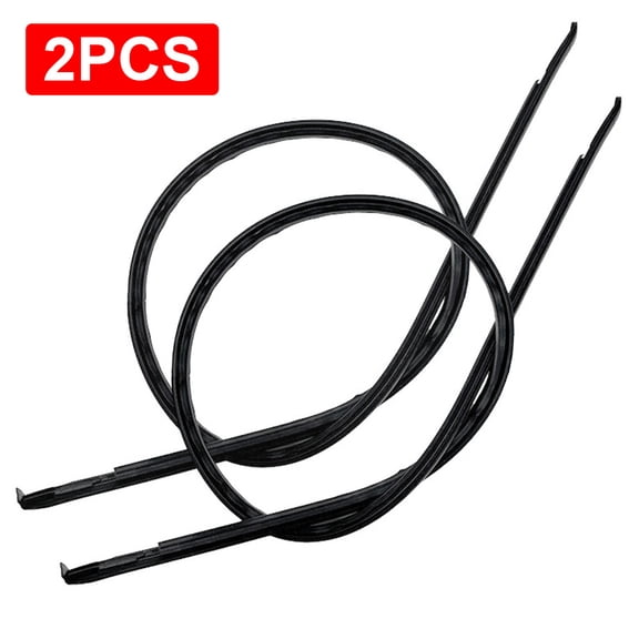 Furulu Rubber Roof Drip Molding Weatherstrip Trim Kit 2Pcs For Toyota Corolla 2003-2008