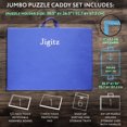 thumbnail image 2 of Jigitz Jigsaw Puzzle Case – 1500 Piece Portable Puzzle Storage Case with Trays, 2 of 7