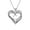 C, variant on Initial Necklaces for Women, Birthday Gifts for Wife, Moissanite Heart Necklace, Alloy Silver Letter Necklace, Christmas Anniversary Valentine's Day Gifts for Her