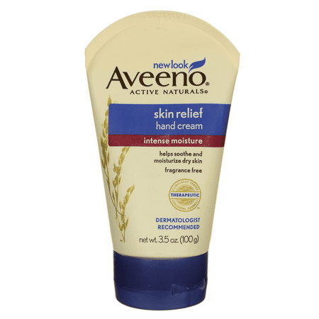 Aveeno Skin Relief Hand Cream Intense Moisture 3.5 oz (Best Hand And Body Lotion For Dry Skin)