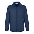 thumbnail image 4 of Team 365 TT75 Unisex Zone Protect Coaches Jacket-Sport Dark Navy-XS, 4 of 6