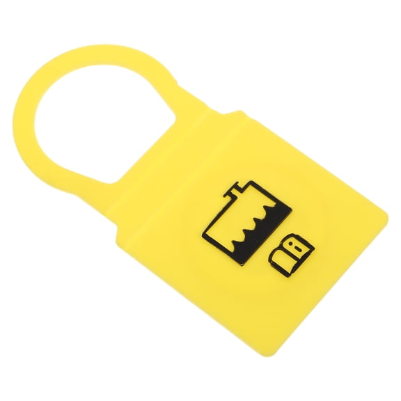 ETEREAUTY Universal Windshield Wiper Fluid Cap Yellow Plastic Reservoir Cover for Cars