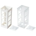 thumbnail image 1 of 2pcs soporte para el secador de cabello Hueco Out Organizador de herramientas para el cabello sin soporte de pared de pared Racker de secador de cabello, 1 of 8
