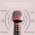 thumbnail image 4 of Micrófono Inalámbrico De Karaoke Con Bluetooth Para Adultos Y Niños, Micrófono Portátil Con Bluetooth Para El Hogar, Altavoz De Mano Para Navidad Y Cumpleaños Yuarrent EL017539-01, 4 of 5