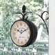 thumbnail image 2 of Retro Station Clock, Double Dial Wall Clock for Indoor and Outdoor Use, 2 of 5