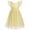 Yellow Daisy, variant on IBTOM CASTLE Kids Girls Birthday Party Sundress Floral Embroidery Backless Princess Tulle Tutu Wedding Pageant Dress 5-6 Years Apricot Floral