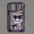 thumbnail image 1 of Sanrio-funda transparente con dibujos animados para Iphone, carcasa de lujo a prueba de golpes, Kuromi, 14 Plus, 11, 12, 13 Pro Max, X, Xr, Xsmax, novedad Fivean unisex, 1 of 2