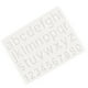 thumbnail image 5 of Molde de letras de números de 1 pieza molde de resina epoxi de cristal DIY molde de silicona hecho a mano, 5 of 5