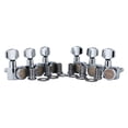 thumbnail image 1 of Afinadores con bloqueo de guitarra Guyker 6 In-line 1:18 Chrome, 1 of 6