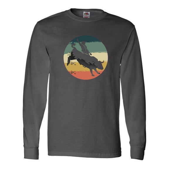 Inktastic Bull Riding Rodeo Rider Long Sleeve T-Shirt