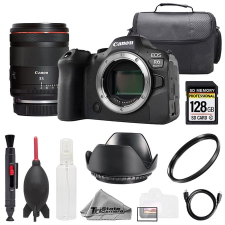 Canon EOS R6 II Camera + RF 35mm f/1.4 L VCM Lens +128GB+ Bag+ UV Filter- Basic Kit (International Version)
