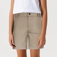 thumbnail image 4 of Kids Girls Khaki Lightweight Boys Uniform Pants Boys Soccer Shorts 4T, 4 of 4