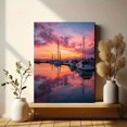 thumbnail image 6 of Sailboat Seascape Canvas Print Wall Art for Living Room Bedroom Dining Room Entryway Bathroom Office Hotel Cafe Decor, 6 of 8