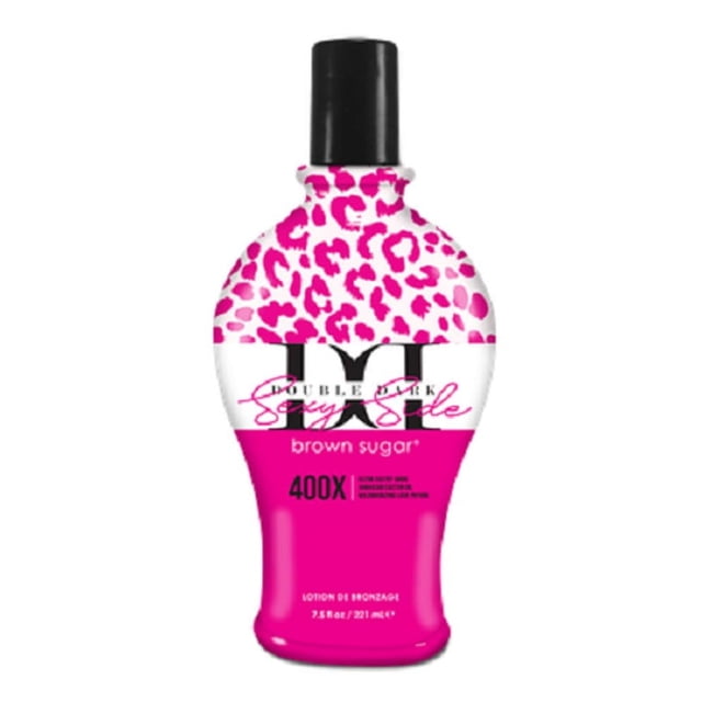 Tan Asz U Double Dark Sexy Side 400x loción bronceadora 7.5 onzas líquidas (paquete de 1) marrón
