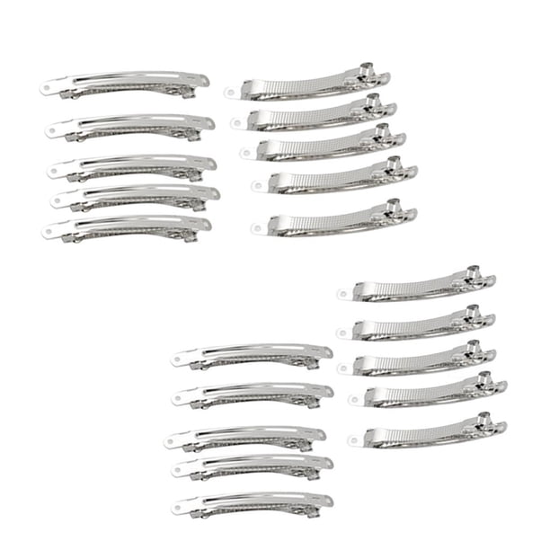 Conjunto De 20 Piezas De Horquilla Para Mujer, Pasador De Pasador, Clip De Resorte, Accesorios Para Joyas De Bricolaje, 6 Cm 8 Cm Zulema Pinzas de pelo francesas para mujer
