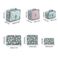 thumbnail image 3 of Travel Suitcase Organizer Bag Set, 6 Pack Packing Cubes for Clothes and Laundry, Portable Dustproof Storage Pouch Set for Business Trips, 3 of 7