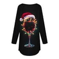 thumbnail image 5 of Royisotas Shirts for Women Plus Size Long Sleeve Pullover Christmas Holiday Crewneck Womens Shirts Casual, 5 of 5