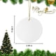 thumbnail image 3 of Almacén de EE. UU., 3 espacios en blanco de 3,5 pulgadas, sublimación, círculo grande, rectángulo, árbol de Navidad, adornos de cerámica en sublimación de cerámica, 3 of 4