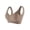 Coffee, variant on Women's Push Up Bra, Lifting Bra for Sagging Breasts, Full Coverage Wireless Support Bra for Daily Wear, Nylon Comfort Bra for Home Office Casual Outfit