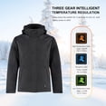 thumbnail image 5 of Snow Deer Heated Jackets For Women With Battery Pack Included Waterproof Rechargeable Heated Jacket Adjust 3 Heating settings Winter Outdoor 2024, 5 of 11