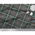 thumbnail image 2 of Soimoi Japan Crepe Satin Fabric Gingham Check Print Sewing Fabric Yard 42 Inch Wide, 2 of 3