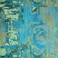 thumbnail image 1 of Ahgly Company Indoor Square Abstract Light Blue Modern Area Rugs, 5' Square, 1 of 4