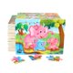 thumbnail image 2 of 12 Pieces Exquisite Cartoon Painting Jigsaw Puzzle Toys Wooden Children's Puzzle Gift Baby Early Education Intelligence Toy heqiyong LED, 2 of 2