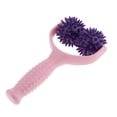 thumbnail image 4 of Spiky Deep Tissue Hand Held Reflexology Acupuntura Dolor Muscular ador Herramienta de de Rodillos para Piernas Trasero - Rosa + púrpura Yinane Bola masajeadora profesional, 4 of 7