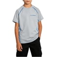 thumbnail image 3 of SDNall Boys Short Sleeve Raglan Athletic T Shirt, Lightweight Quick Dry Solid Casual Round Neck Tops, Sports Practice Summer Wear Tee for Boys 4-16 Years, 3 of 10