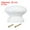 White, variant on Uxcell Cabinet Knobs, Round Drawer Dresser Knobs Wood Handles Knobs Drawer Pulls with Screw Black 1-3/8 Inch