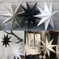 thumbnail image 5 of Christmas 9 Corner Paper Stars Holiday Party Decorations 30cm (white) 3 Piecesbd, 5 of 5