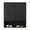 Black, variant on Bathroom Vanity, TOBI 26" Wall-Mounted Striped Bathroom Cabinet, with Doors, Shelf and Open Storage Compartment Over The Toilet Storage Cabinet for Bathroom, Kitchen, Laundry Room, Black Color