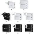 thumbnail image 2 of pitrice 48W Phone Charger USB Type-c PD 4-port Fast Charging Adapter Travel Portable Charger, White, UK Plug, 2 of 7