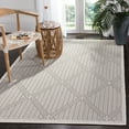 thumbnail image 2 of SAFAVIEH Martha Stewart Outdoor MSRO339H Charcoal/ Beige Rug, 2 of 9