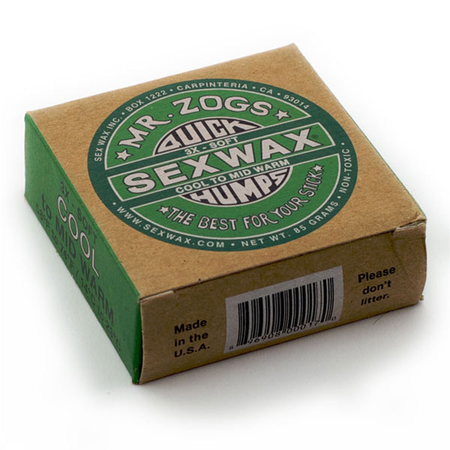 Sex Wax Quick Humps 3x Eco Surf Wax Mr Zogs